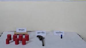 রাজবাড়ীতে যৌথ বাহিনীর অভিযানে অস্ত্র ও ককটেল উদ্ধার